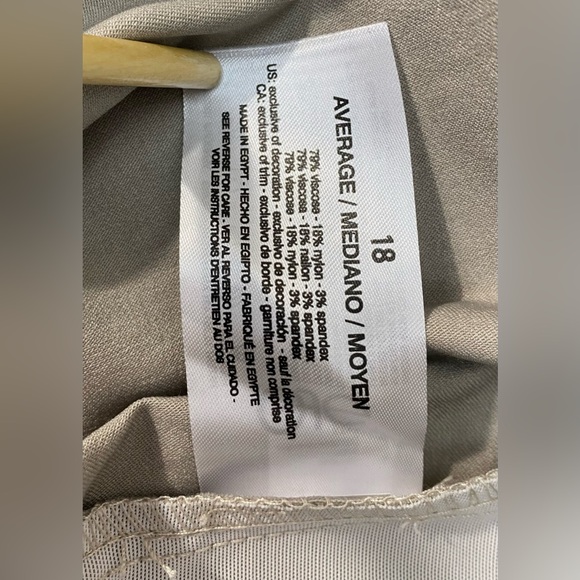 Gloria Vanderbilt Women’s Sz 18 Trouser Pull on Tummy Slimmer Mid Rise Pants - Picture 11 of 16